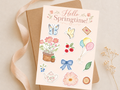 Planche sticker Jardin Bucolique